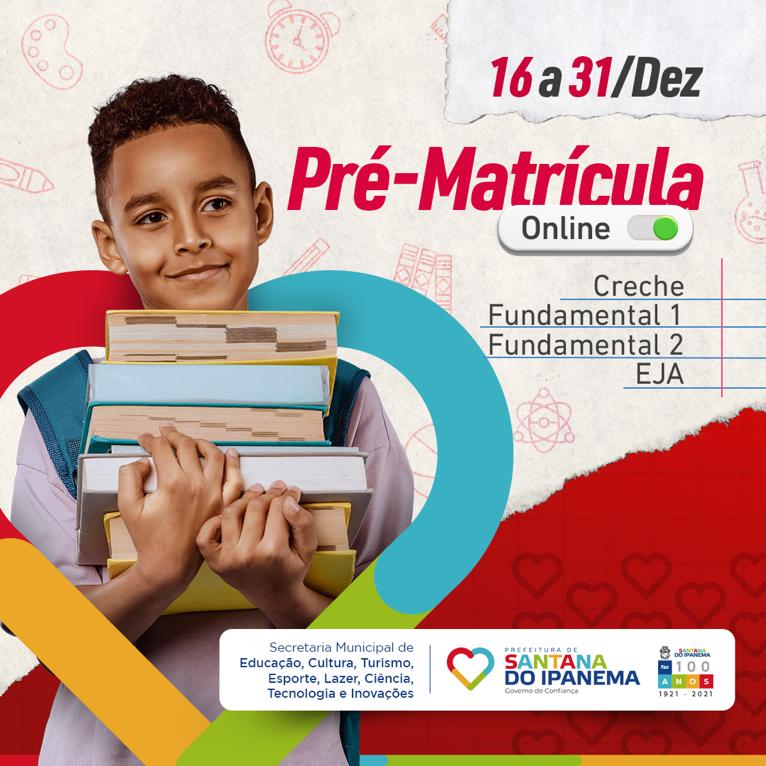 Saiba como fazer a pré-matrícula on-line na rede municipal de ensino.